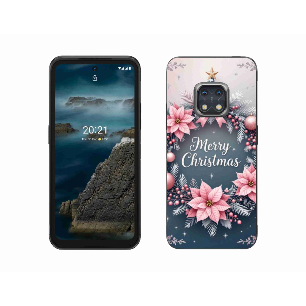 Gélový kryt mmCase na Nokia XR20 - merry christmas