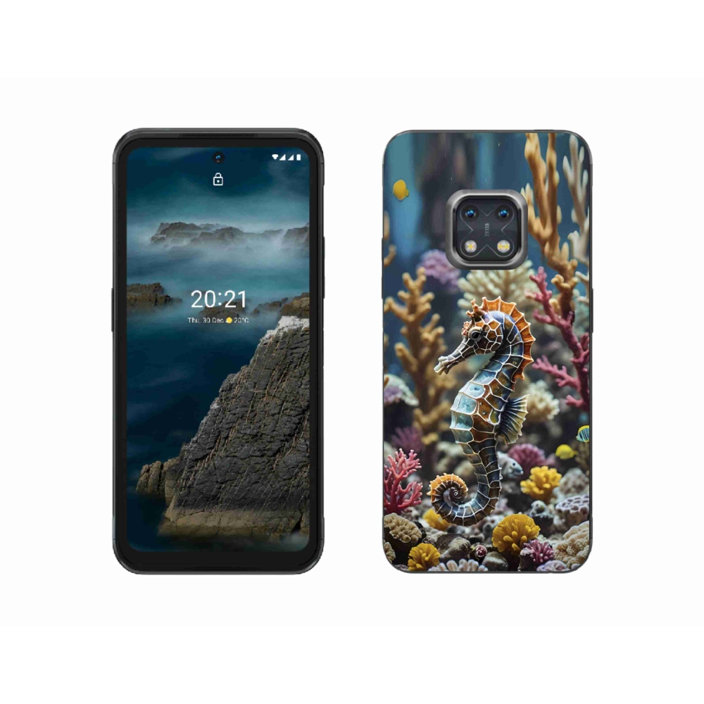 Gélový kryt mmCase na Nokia XR20 - morský koník 2