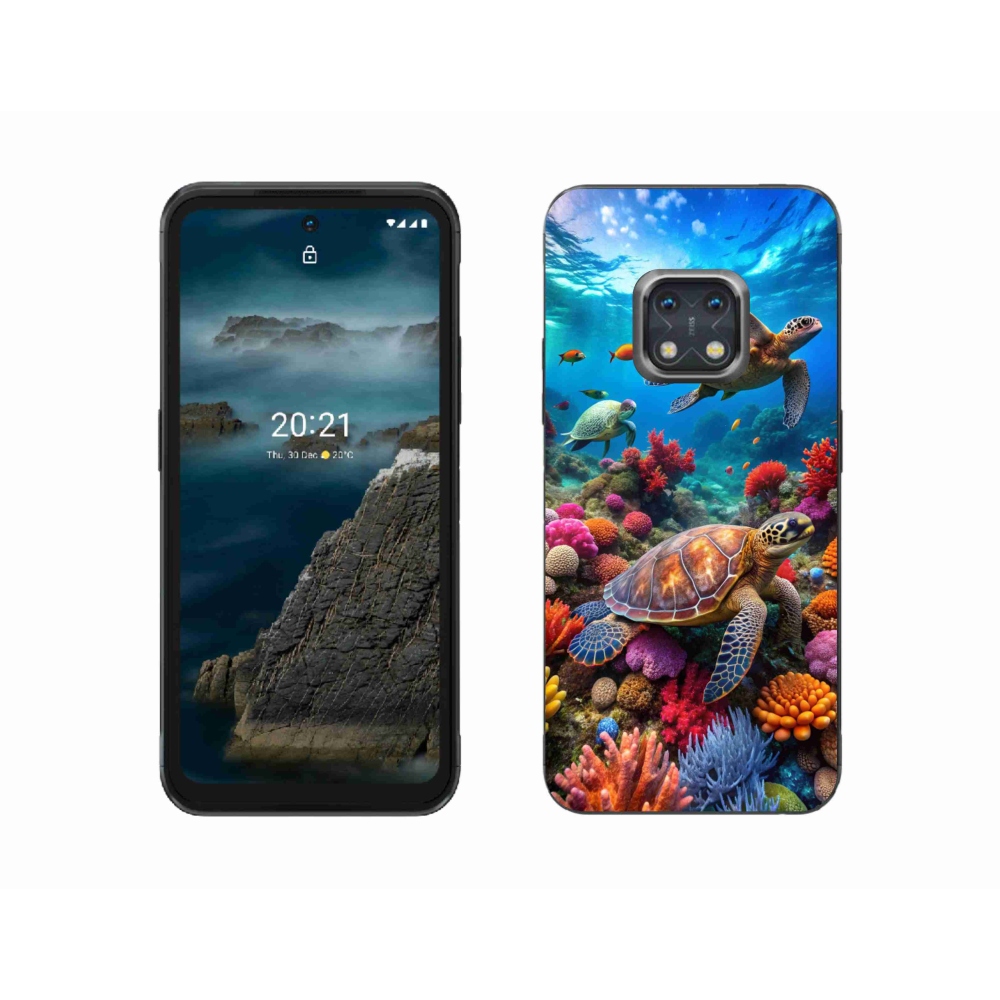 Gélový kryt mmCase na Nokia XR20 - morský svet 2