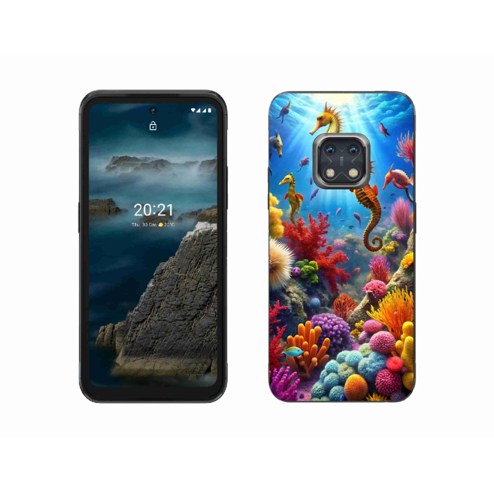 Gélový kryt mmCase na Nokia XR20 - morský svet 3