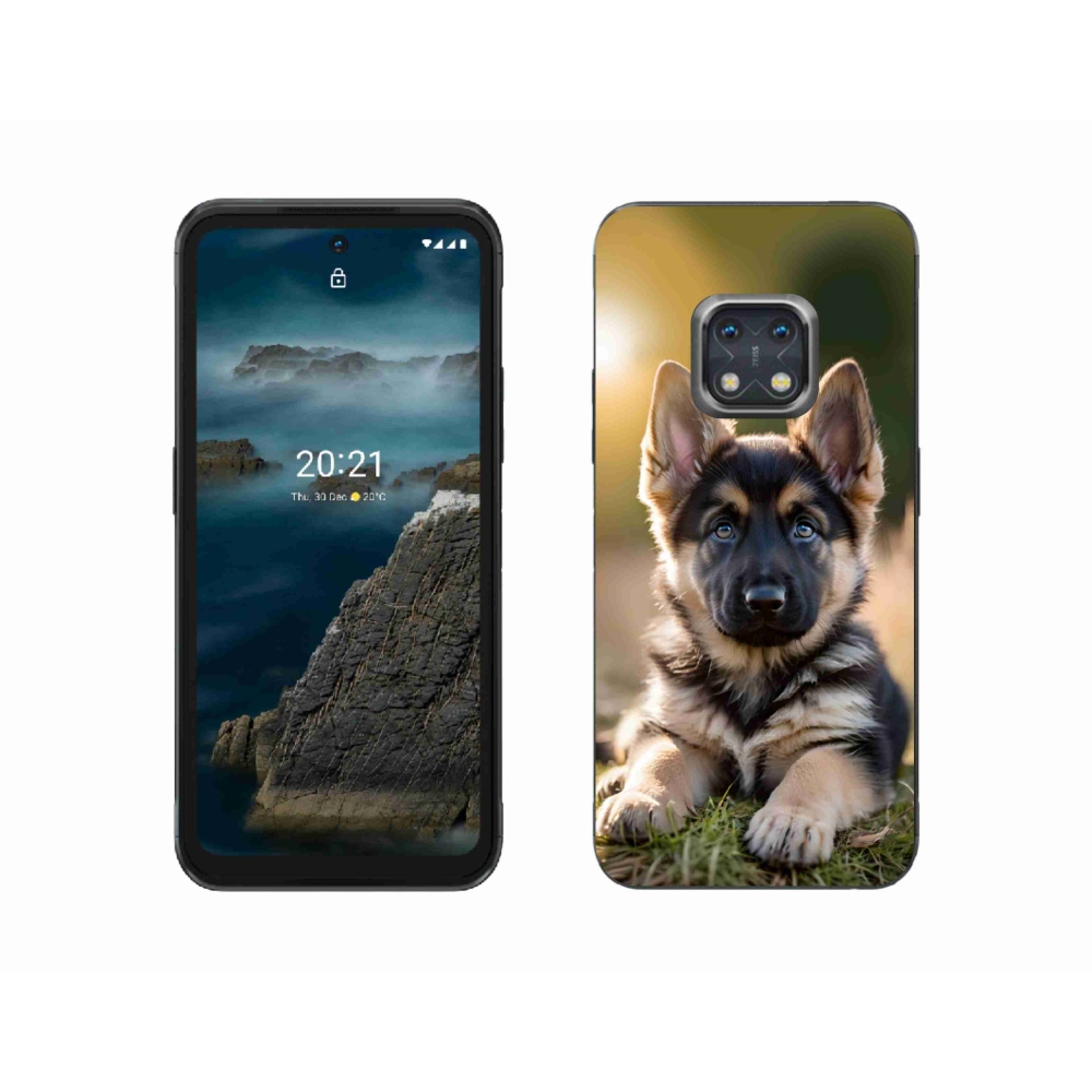 Gélový kryt mmCase na Nokia XR20 - nemecký ovčiak v prírode