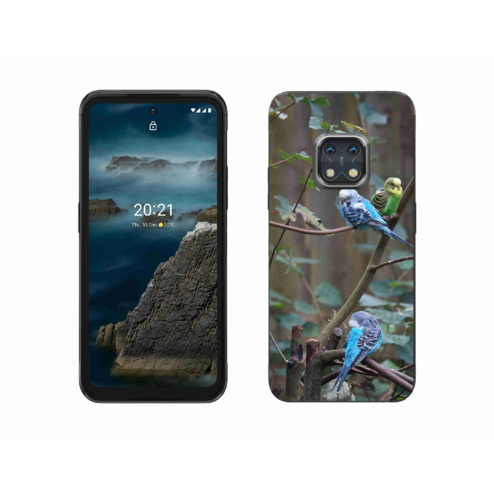 Gélový kryt mmCase na Nokia XR20 - papagáje na vetve