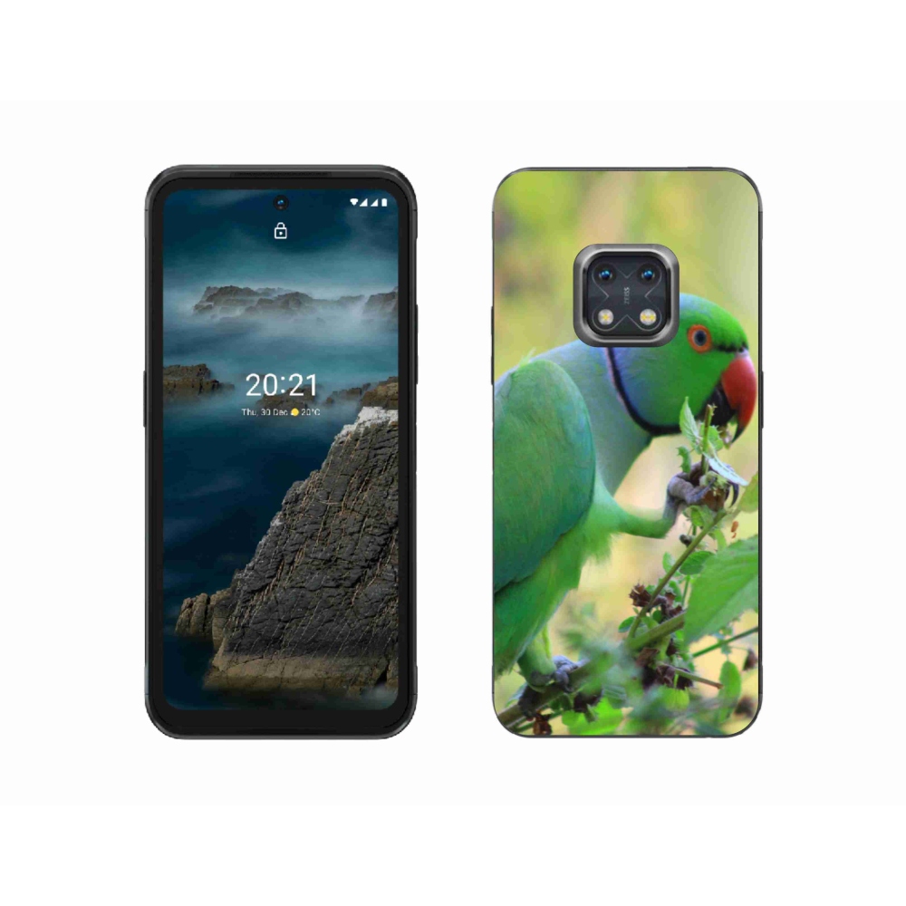 Gélový kryt mmCase na Nokia XR20 - papagáj alexandr