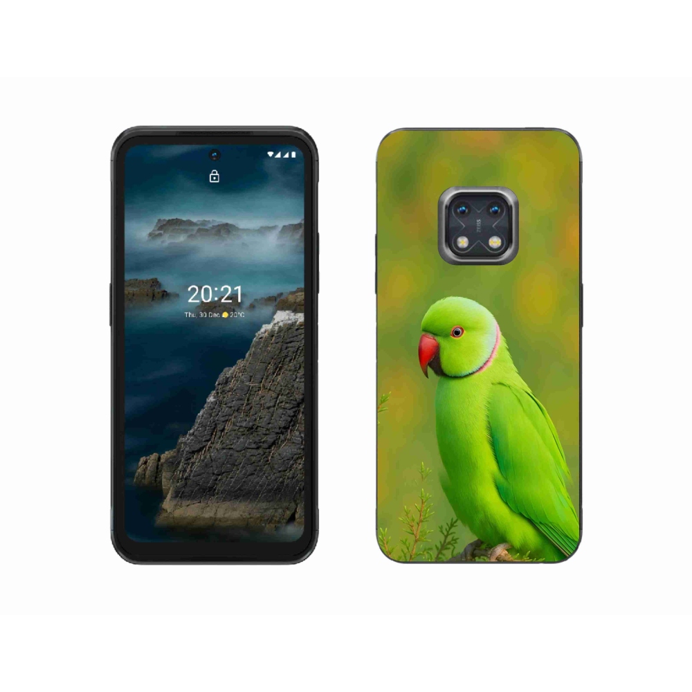 Gélový kryt mmCase na Nokia XR20 - papagáj alexander 2
