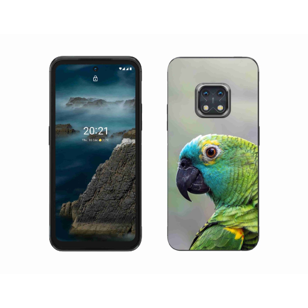 Gélový kryt mmCase na Nokia XR20 - papagáj amazončan