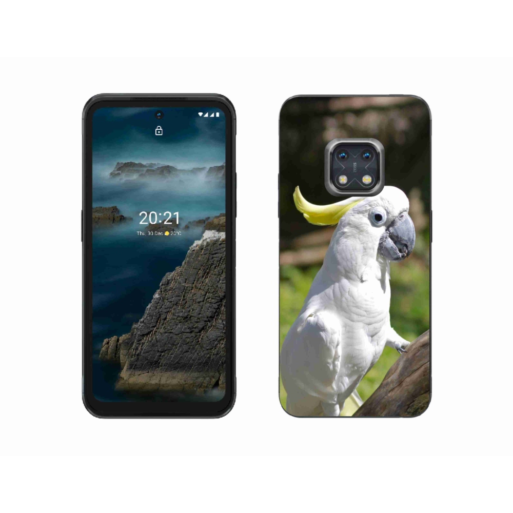 Gélový kryt mmCase na Nokia XR20 - papagáj kakadu 2