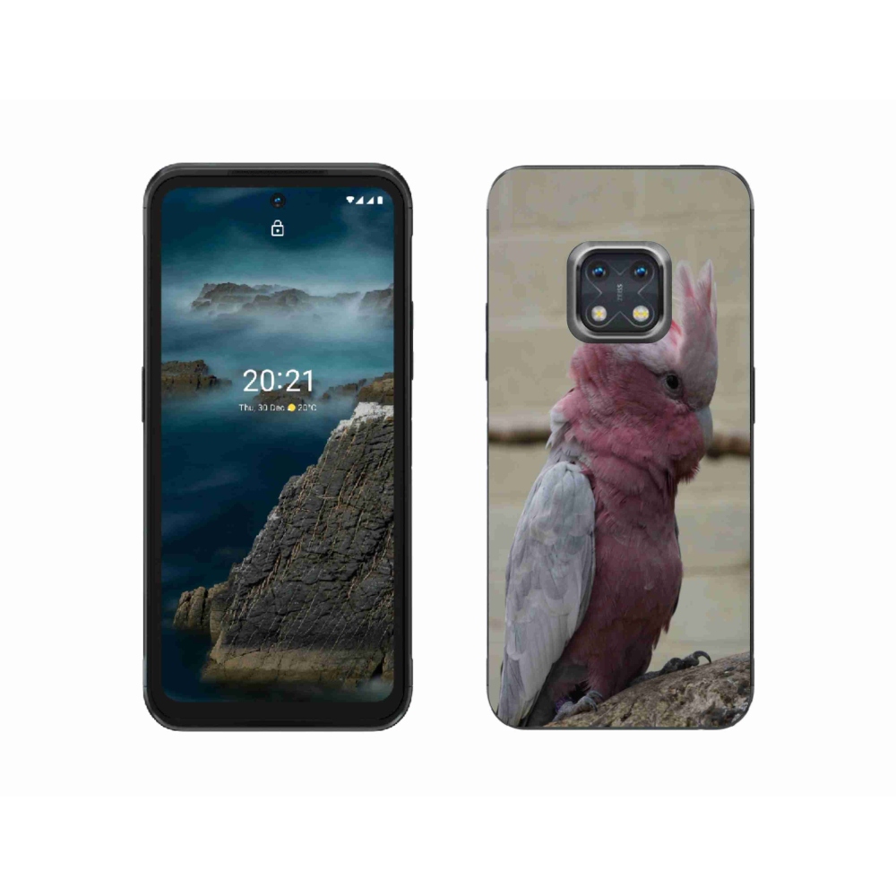 Gélový kryt mmCase na Nokia XR20 - papagáj kakadu ružový