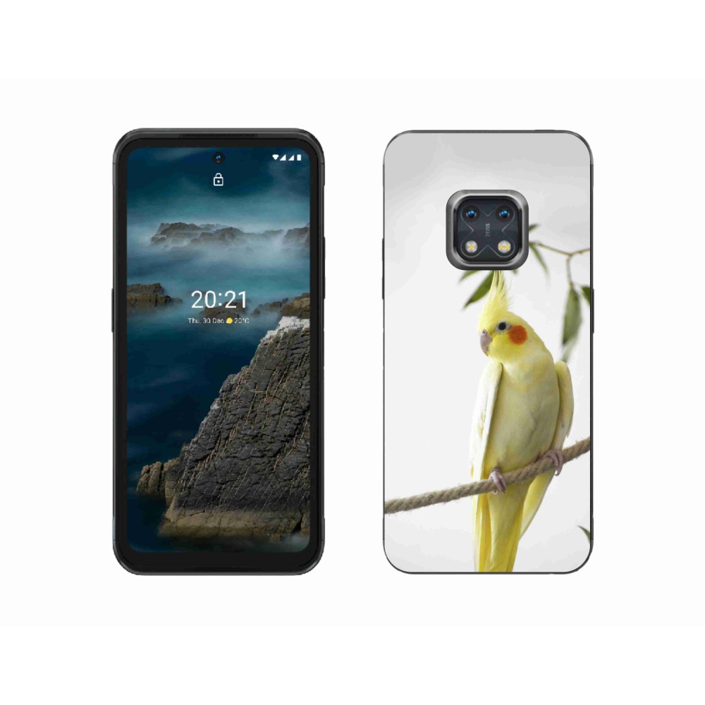 Gélový kryt mmCase na Nokia XR20 - papagáj korela chocholatá