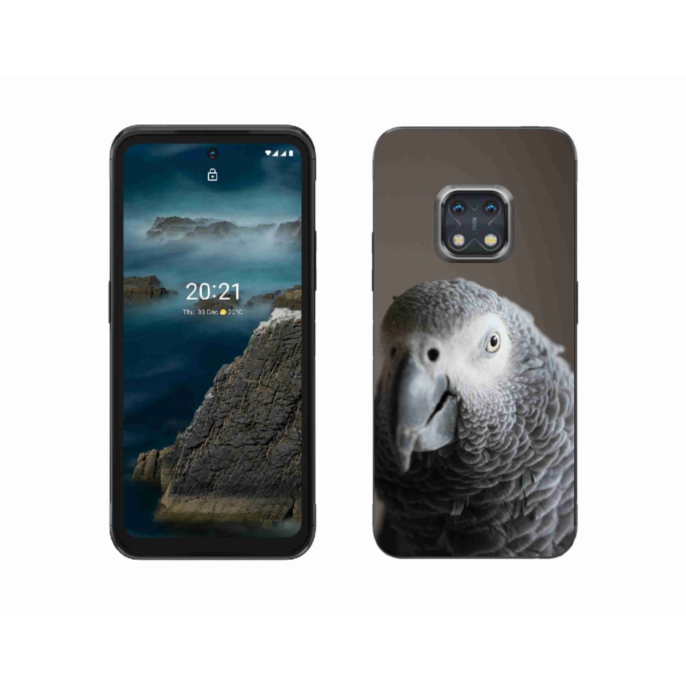 Gélový kryt mmCase na Nokia XR20 - papagáj žako 2