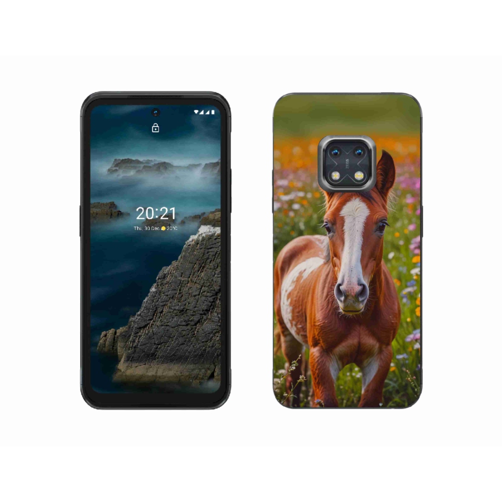 Gélový kryt mmCase na Nokia XR20 - roztomilé žriebä