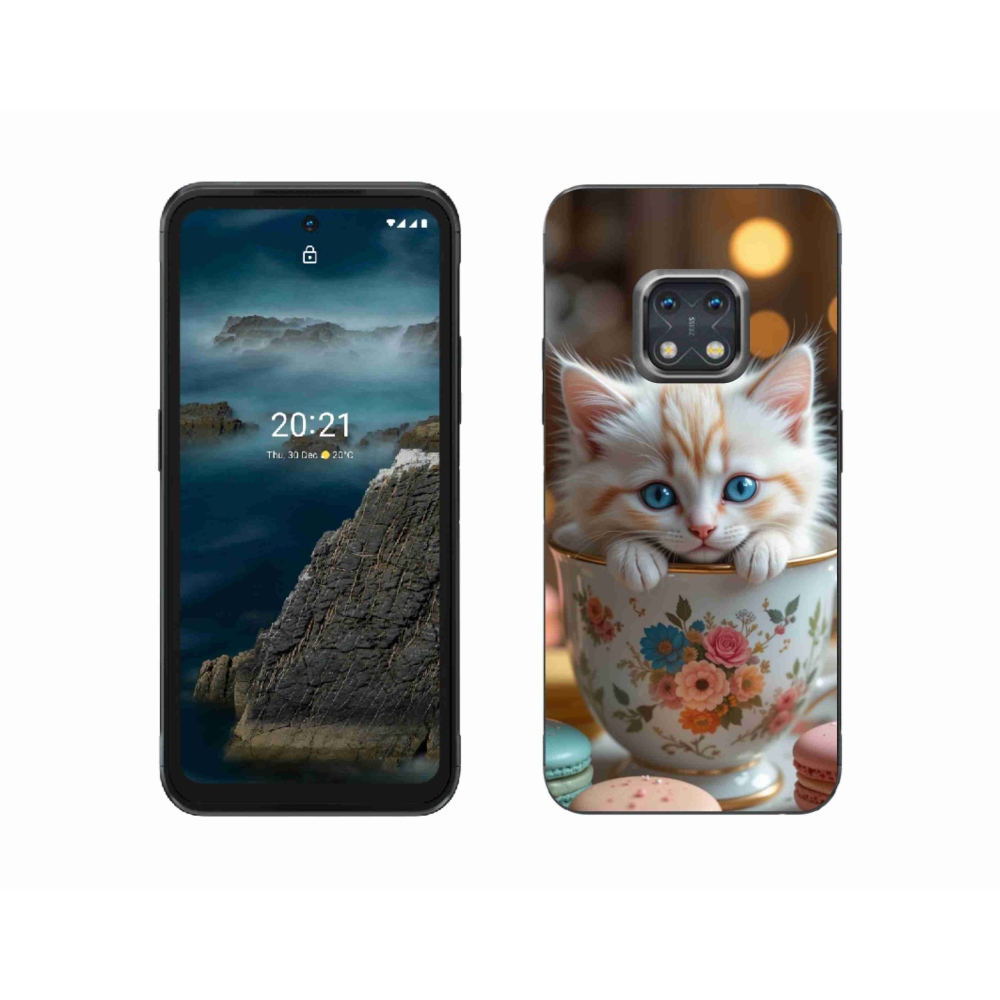 Gélový kryt mmCase na Nokia XR20 - roztomilé mačiatko 6