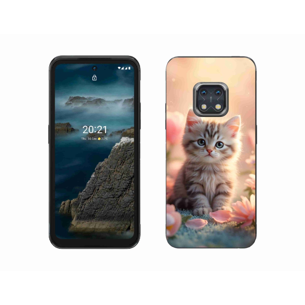 Gélový kryt mmCase na Nokia XR20 - roztomilé mačiatko 8