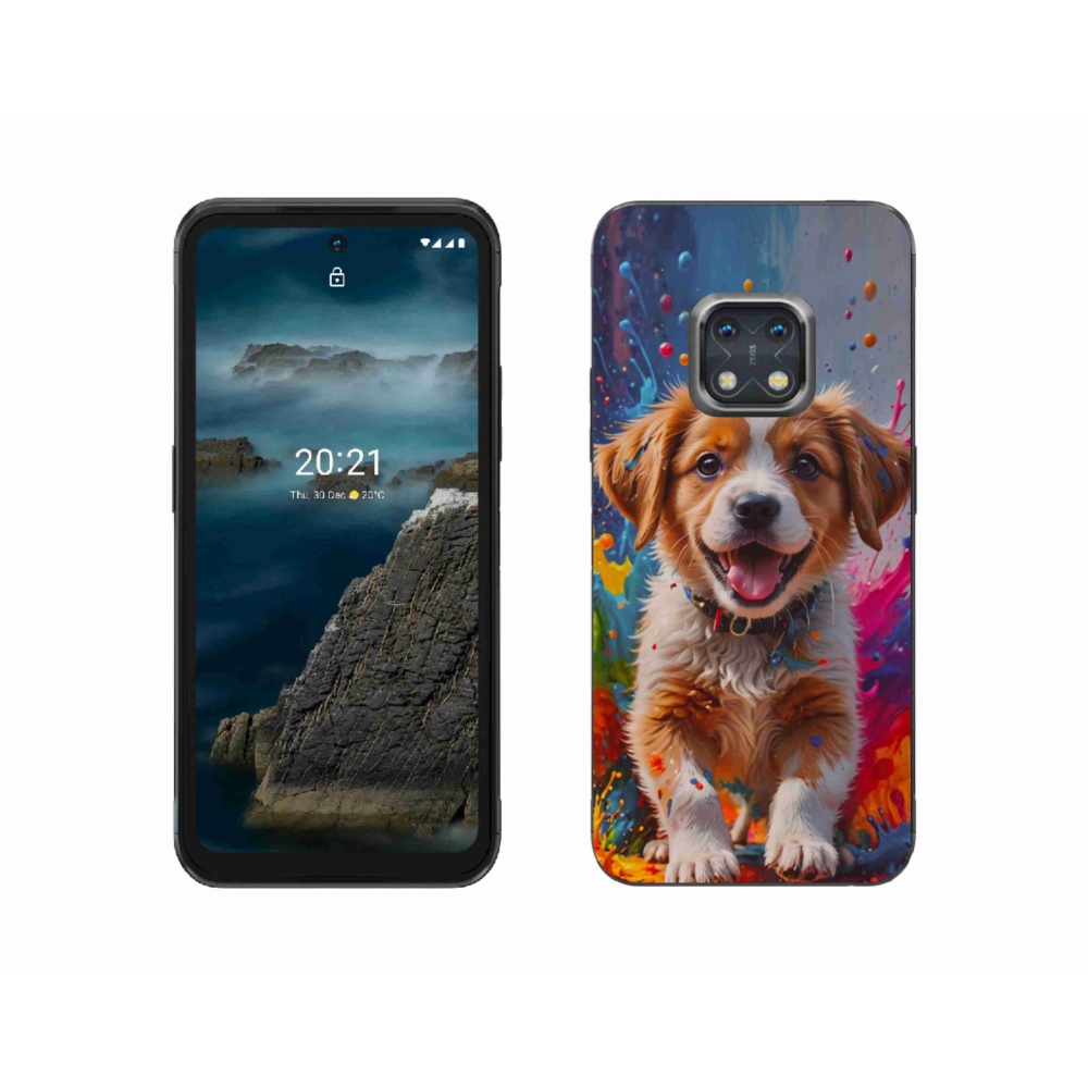 Gélový kryt mmCase na Nokia XR20 - roztomilé šteňa 3