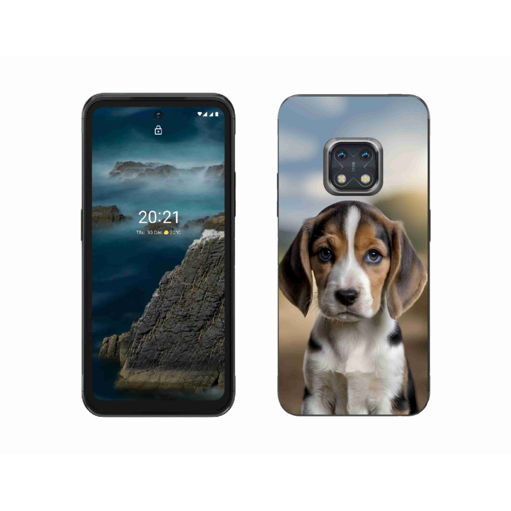 Gélový kryt mmCase na Nokia XR20 - roztomilý bígl