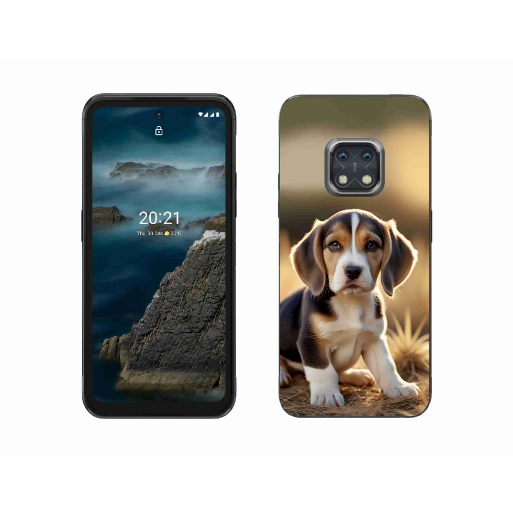 Gélový kryt mmCase na Nokia XR20 - roztomilý bígl