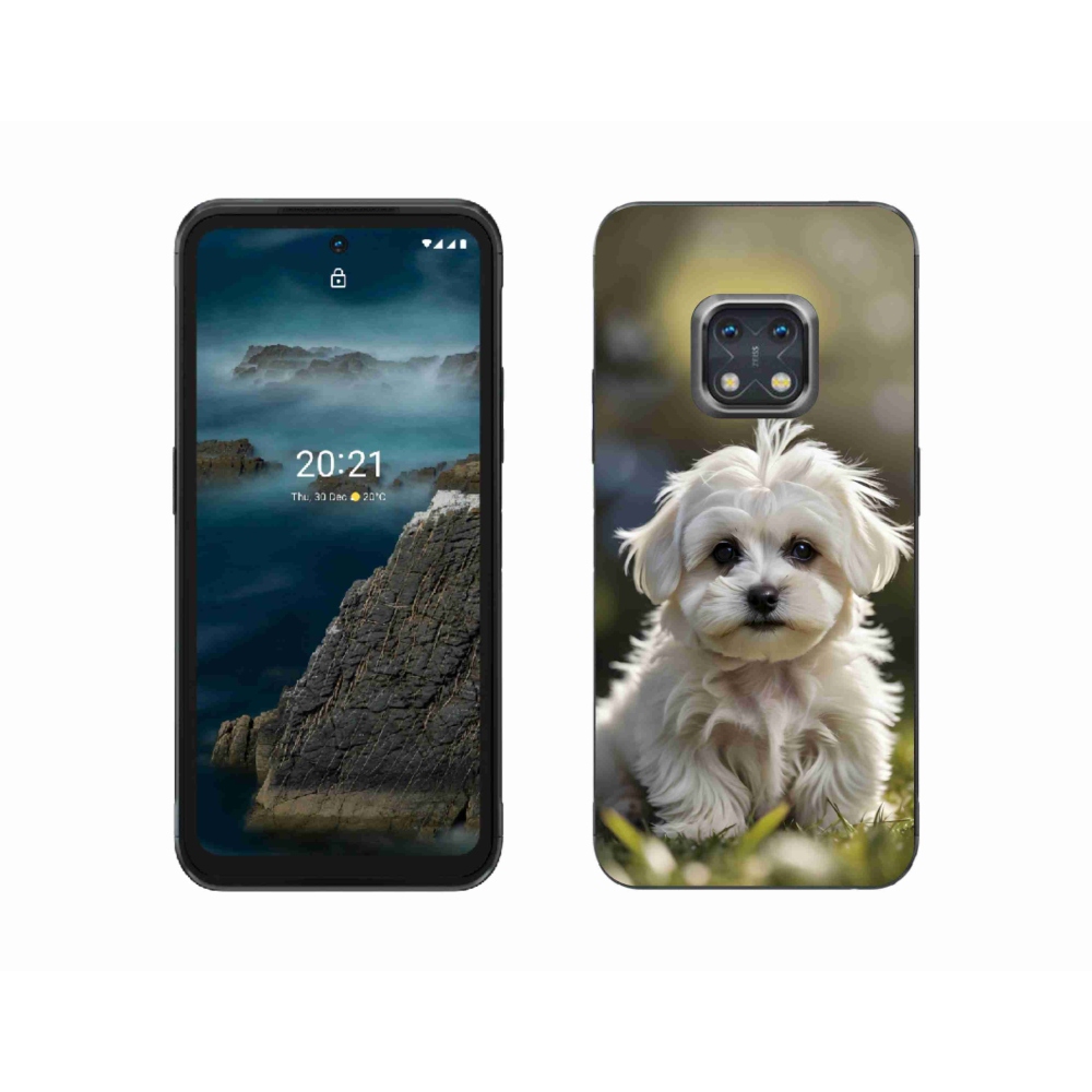 Gélový kryt mmCase na Nokia XR20 - roztomilý maltézsky psík