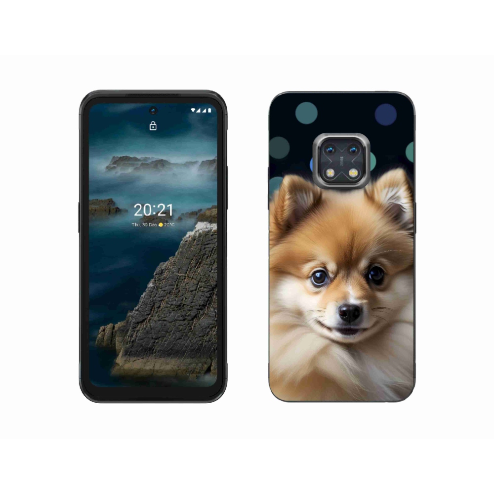 Gélový kryt mmCase na Nokia XR20 - roztomilý pomeranian