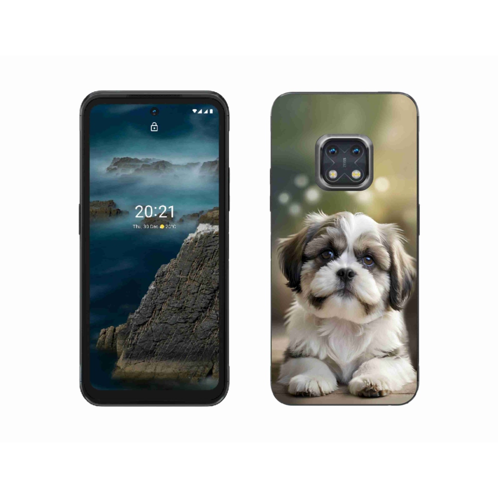 Gélový kryt mmCase na Nokia XR20 - roztomilý shih-tzu