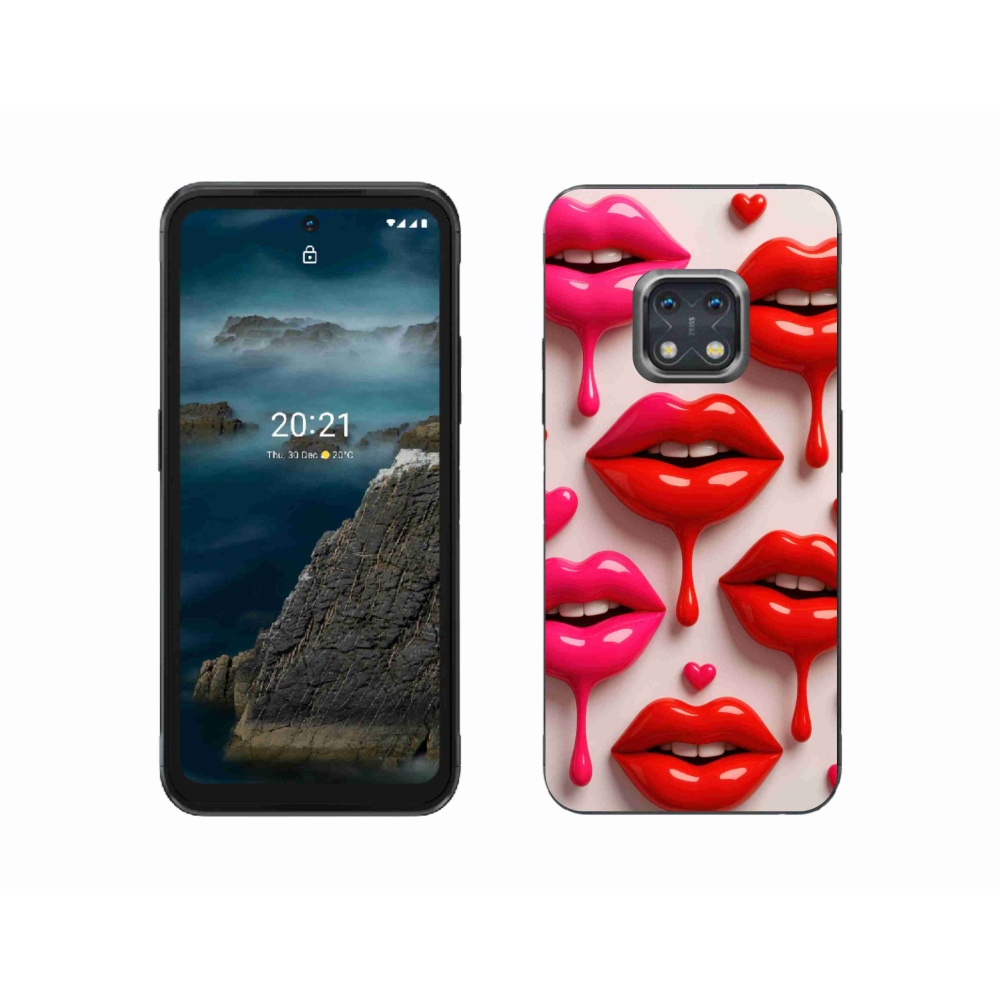 Gélový kryt mmCase na Nokia XR20 - pery 2