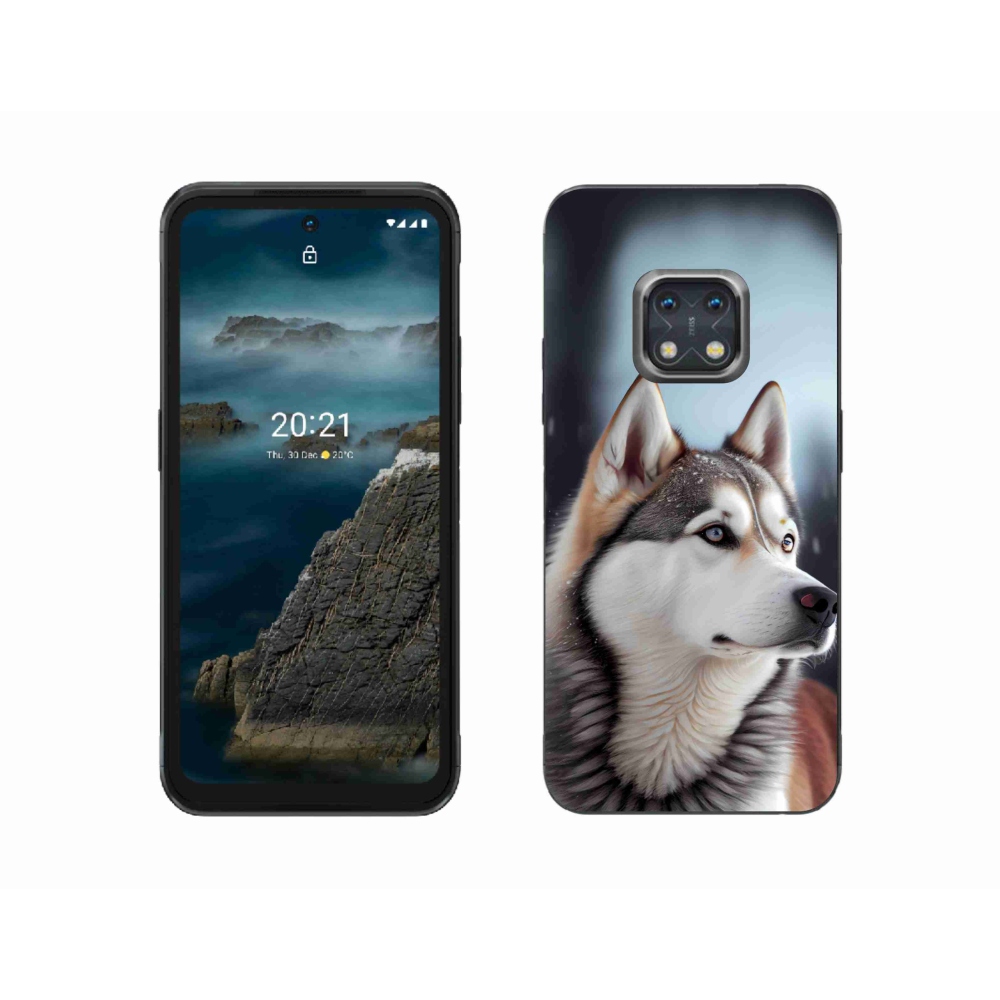 Gélový kryt mmCase na Nokia XR20 - sibírsky husky
