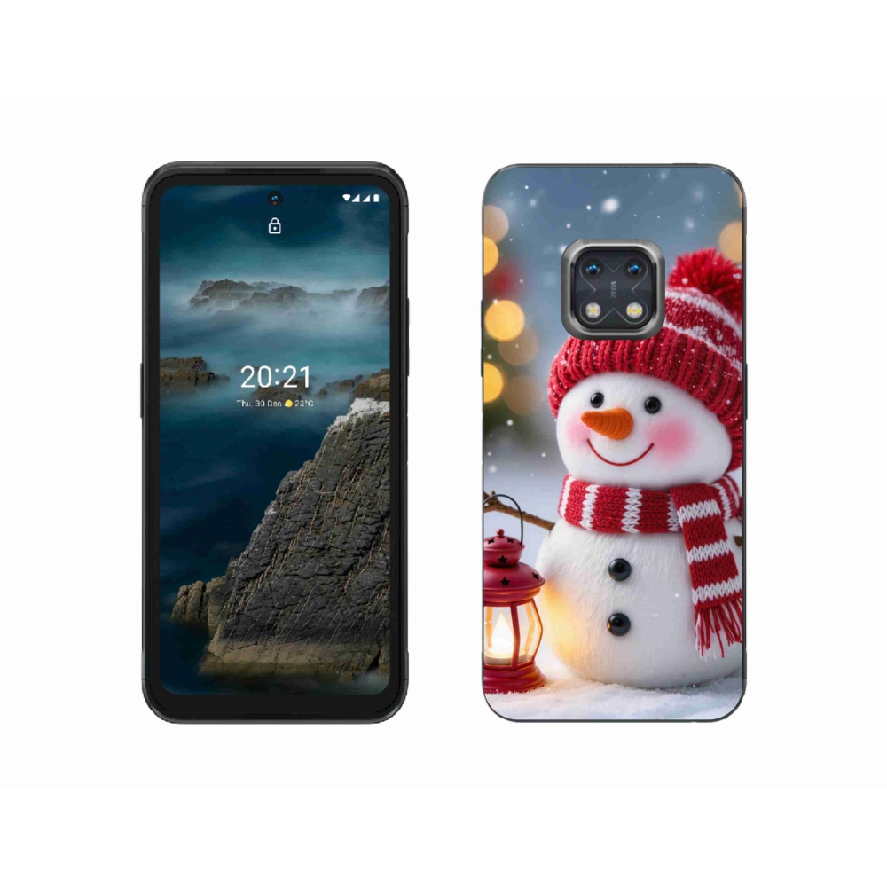 Gélový kryt mmCase na Nokia XR20 - snehuliak 2