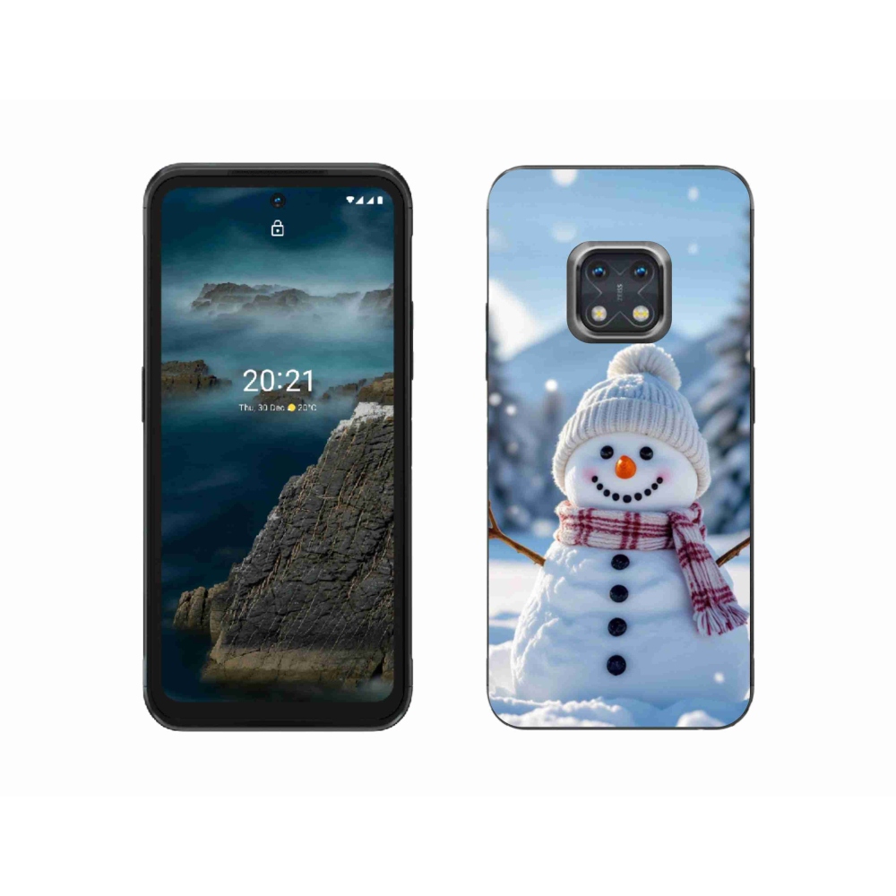 Gélový kryt mmCase na Nokia XR20 - snehuliak 3