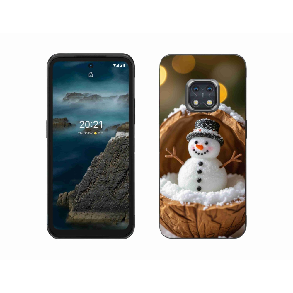 Gélový kryt mmCase na Nokia XR20 - snehuliak 4