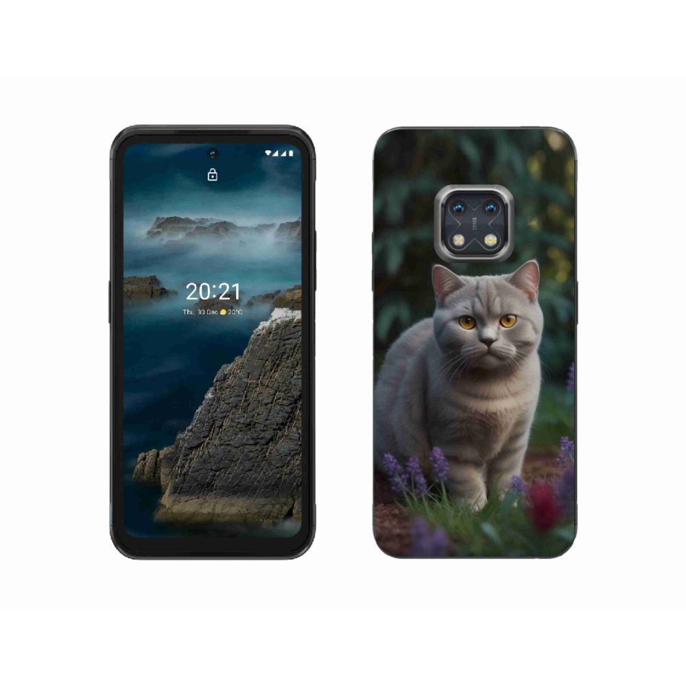 Gélový kryt mmCase na Nokia XR20 - spiaca mačka
