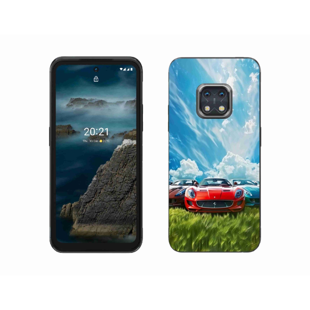 Gélový kryt mmCase na Nokia XR20 - športové vozidlá