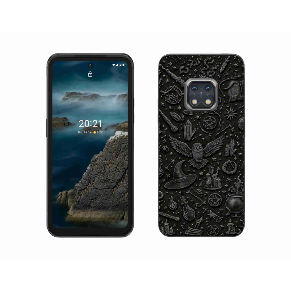 Gélový kryt mmCase na Nokia XR20 - tmavý magický svet