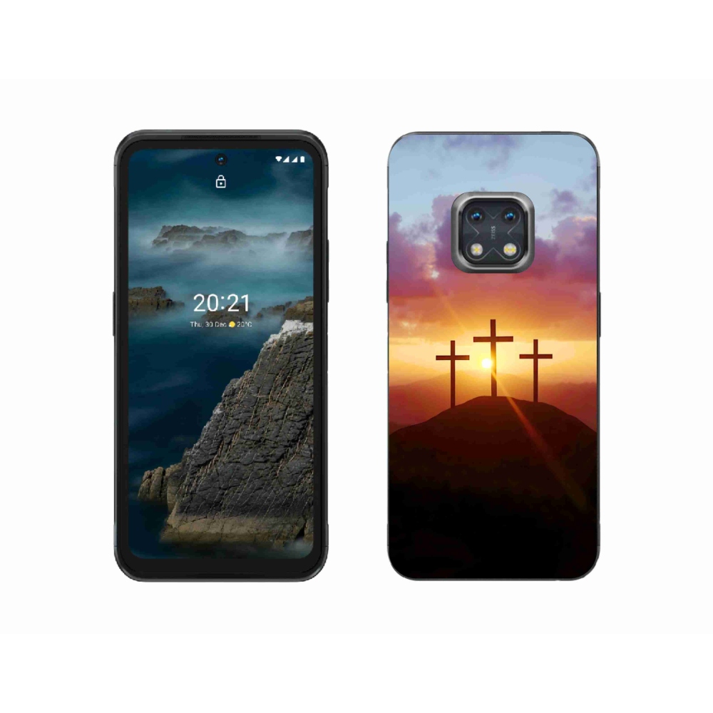 Gélový kryt mmCase na Nokia XR20 - tri kríža