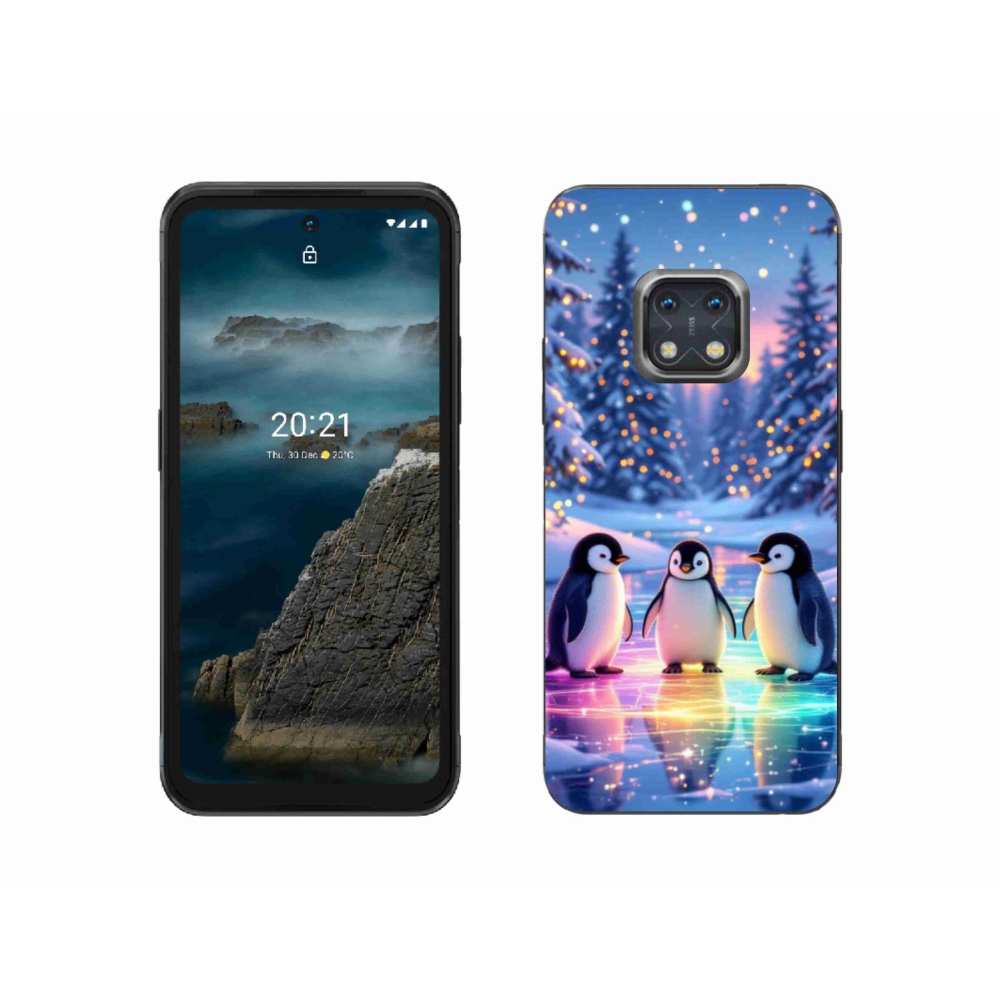 Gélový kryt mmCase na Nokia XR20 - tučníci
