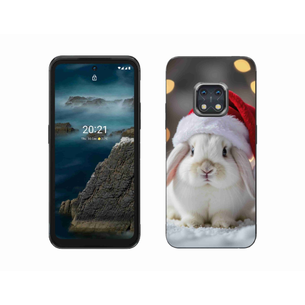 Gélový kryt mmCase na Nokia XR20 - vianočný králik