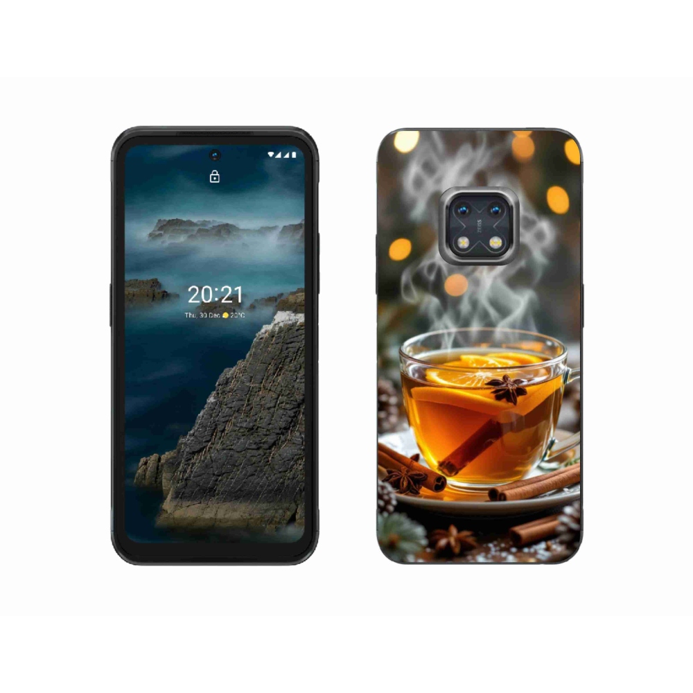 Gélový kryt mmCase na Nokia XR20 - vianočný punč