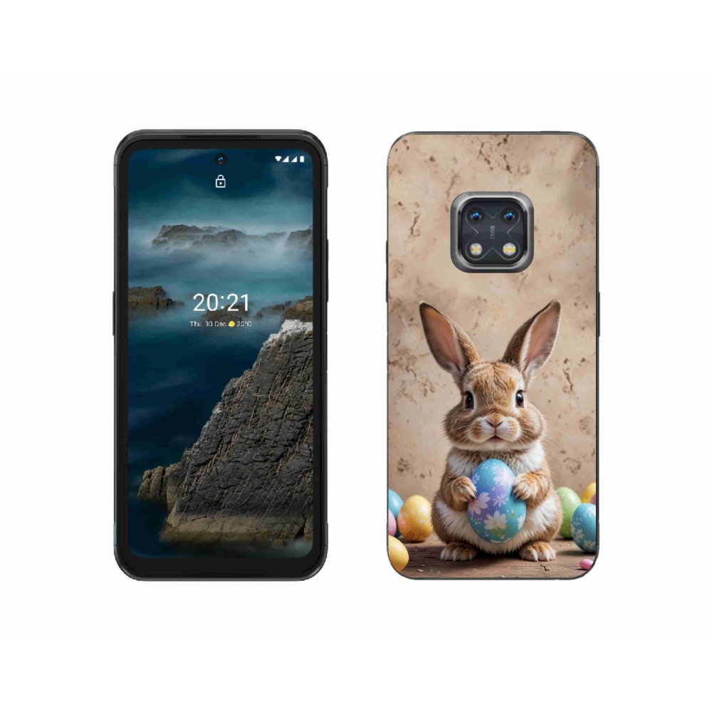 Gélový kryt mmCase na Nokia XR20 - veľkonočný zajačik