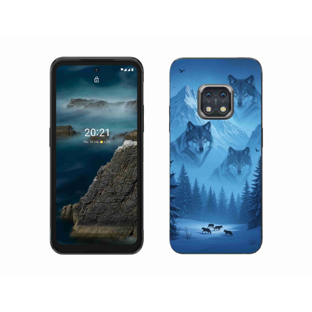 Gélový kryt mmCase na Nokia XR20 - vlčia svorka