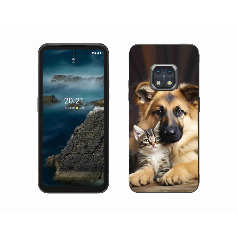 Gélový kryt mmCase na Nokia XR20 - zvieracie priateľstvo