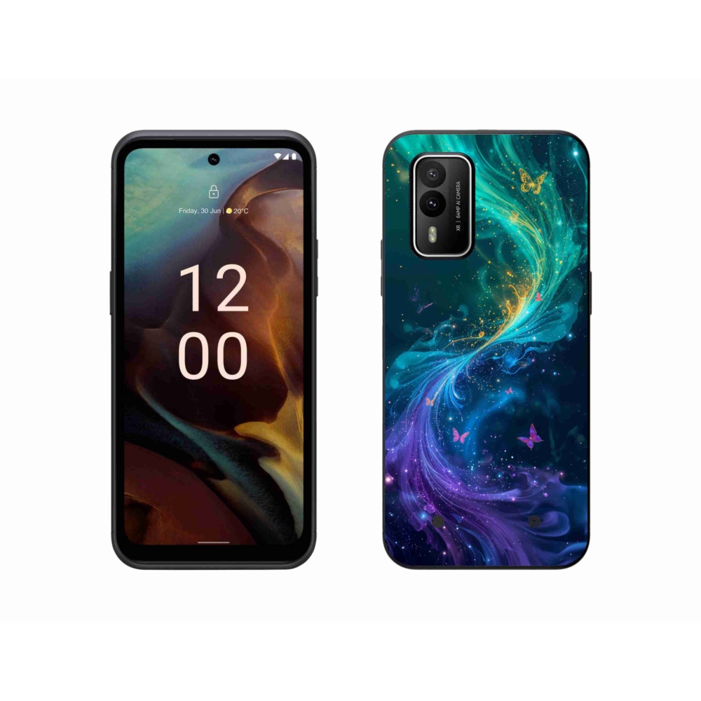 Gélový kryt mmCase na Nokia XR21 - abstraktný motív 31