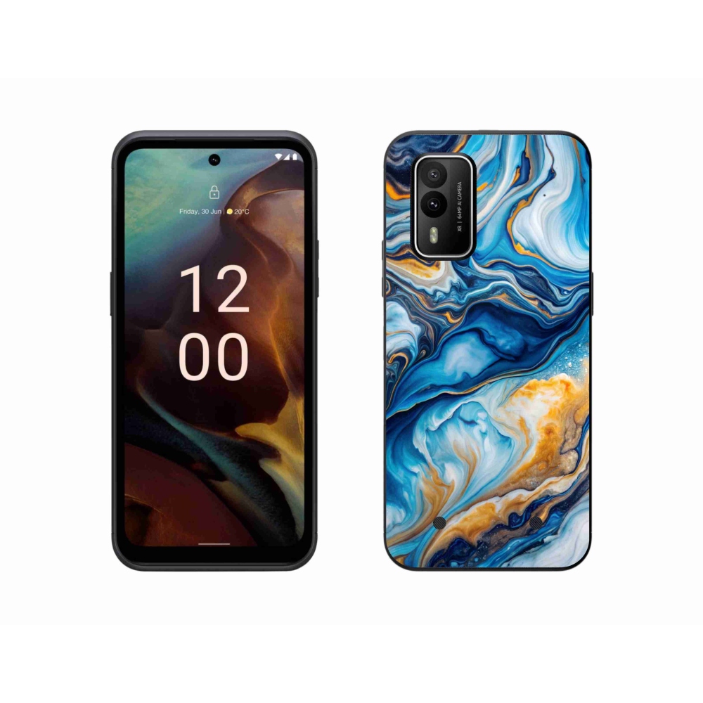 Gélový kryt mmCase na Nokia XR21 - abstraktný motív 34