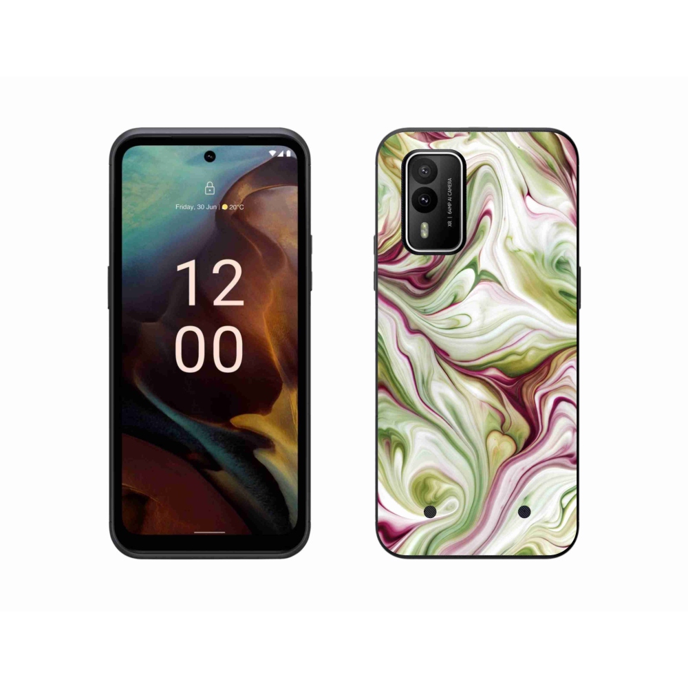 Gélový kryt mmCase na Nokia XR21 - abstraktný motív 36