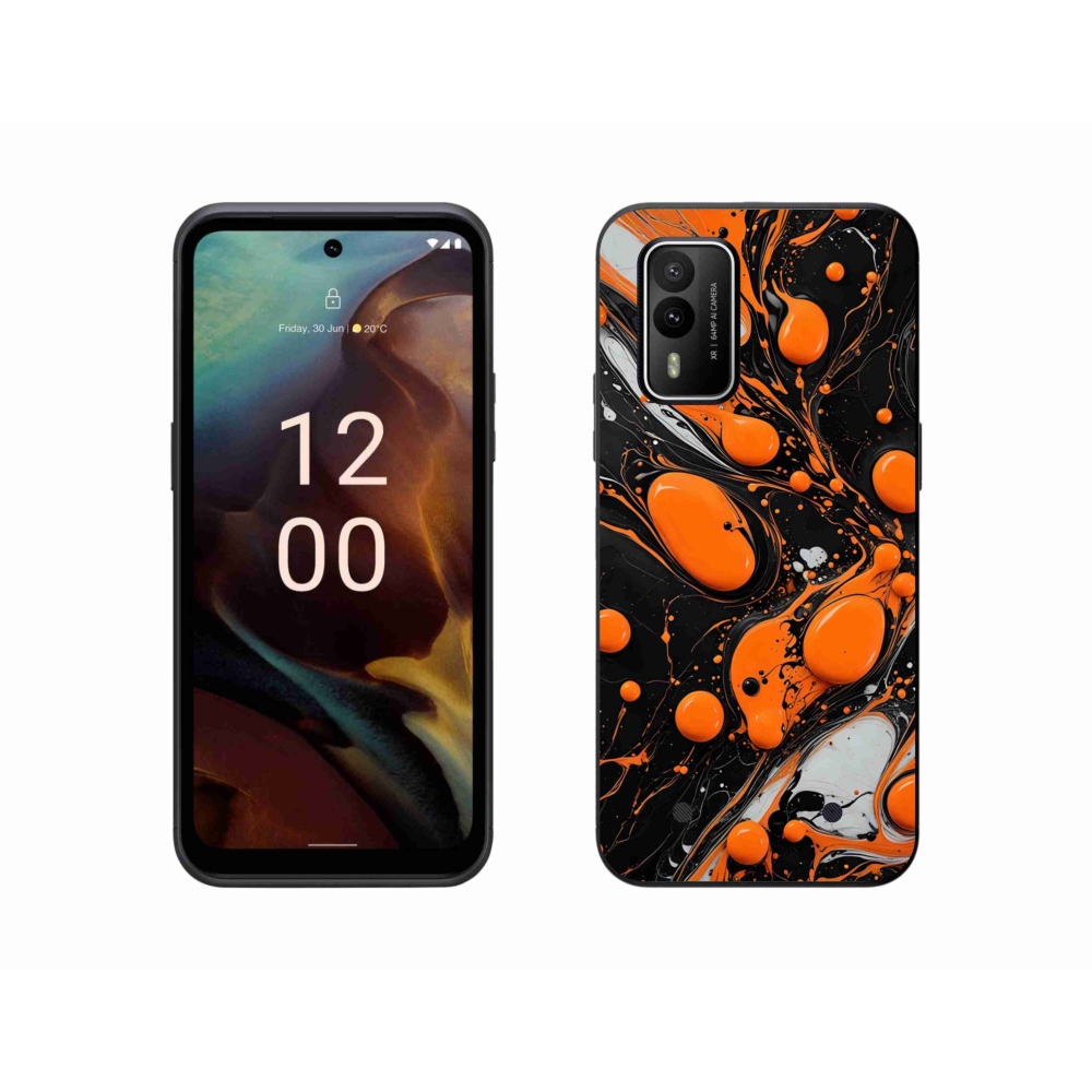 Gélový kryt mmCase na Nokia XR21 - abstraktný motív 41