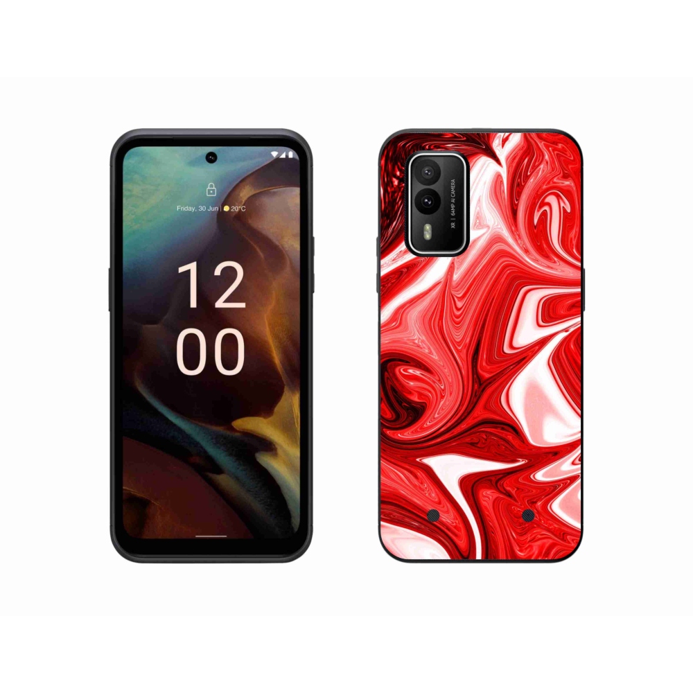 Gélový kryt mmCase na Nokia XR21 - abstraktný motív 43