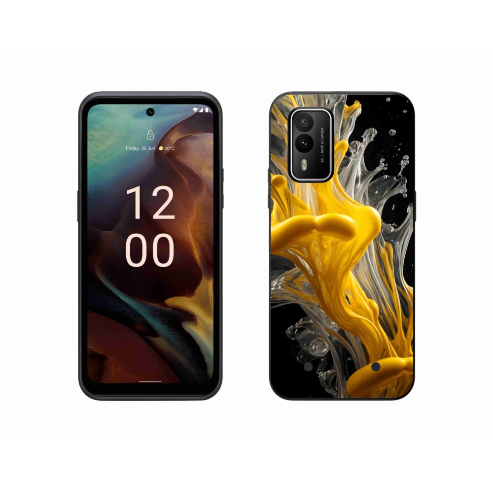 Gélový kryt mmCase na Nokia XR21 - abstraktný motív 48