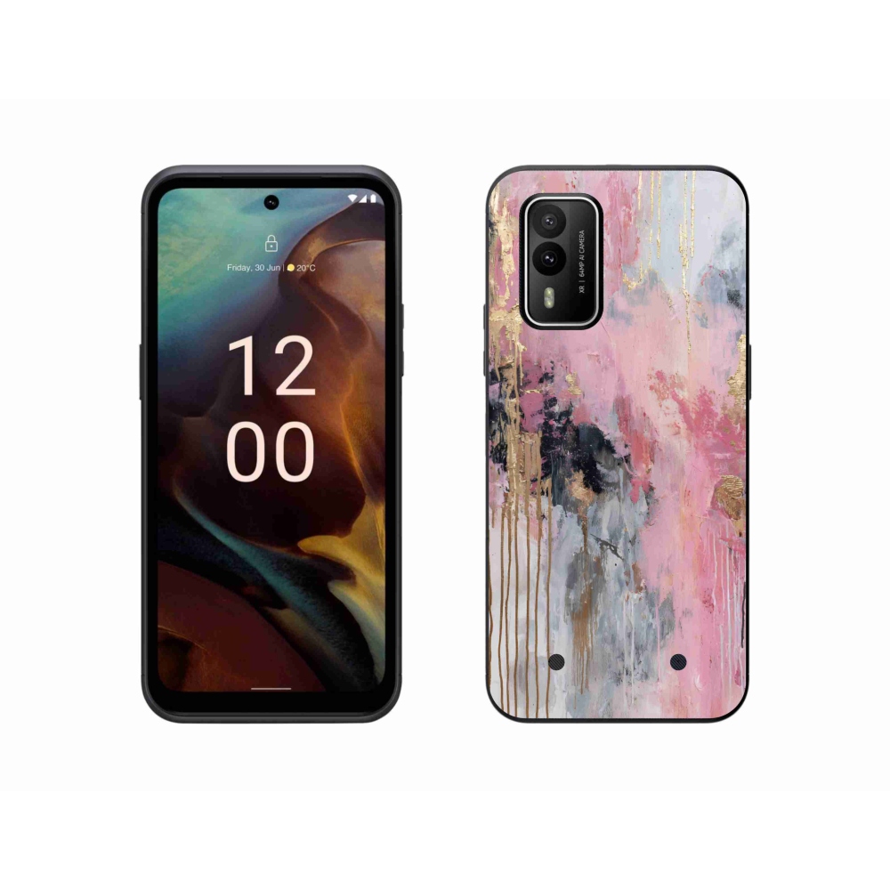 Gélový kryt mmCase na Nokia XR21 - abstraktný motív 49