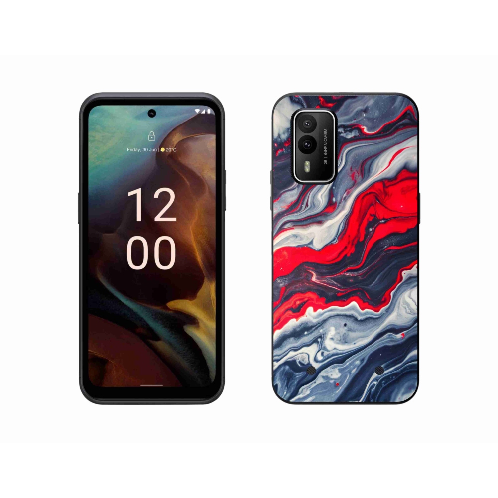 Gélový kryt mmCase na Nokia XR21 - abstraktný motív 59
