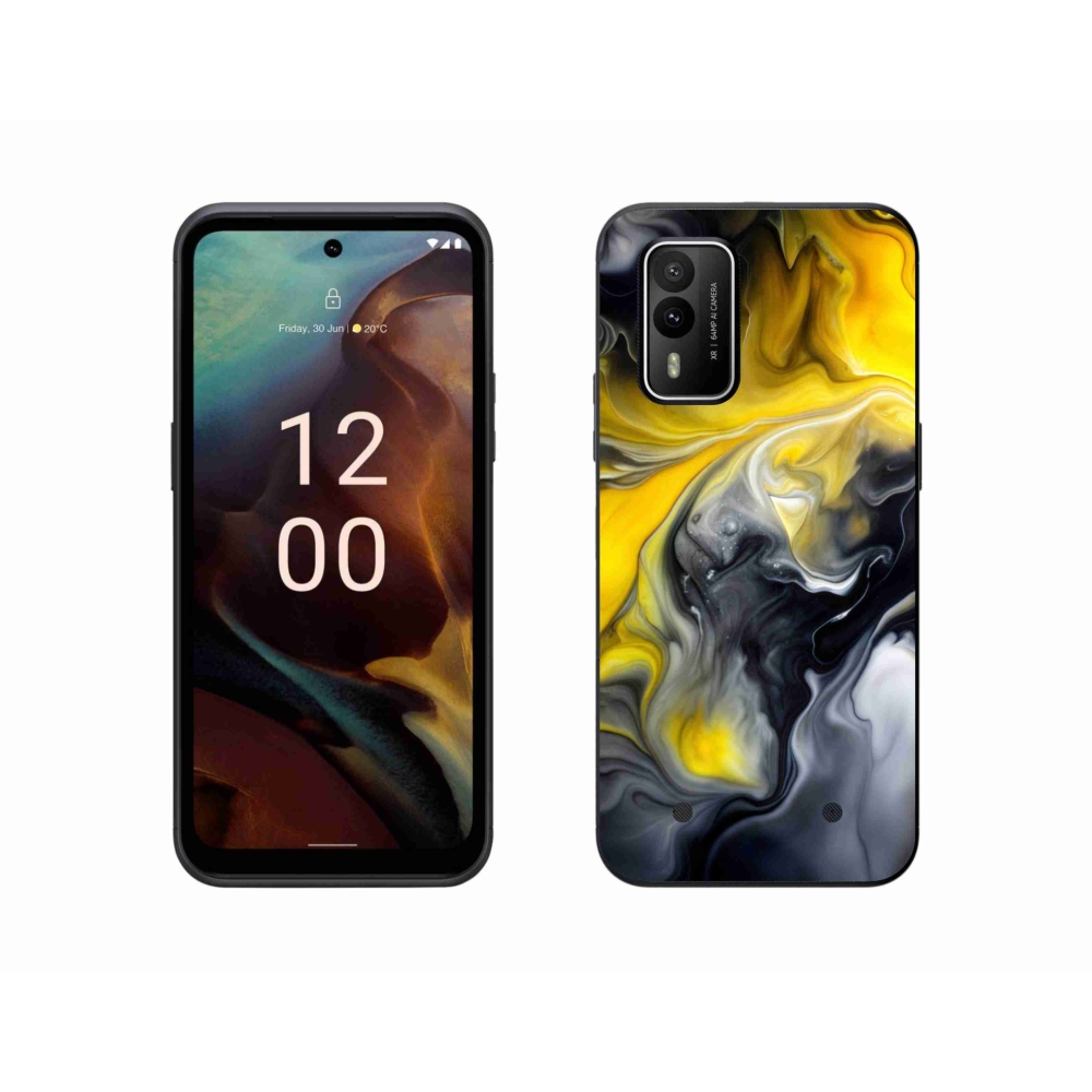 Gélový kryt mmCase na Nokia XR21 - abstraktný motív 60