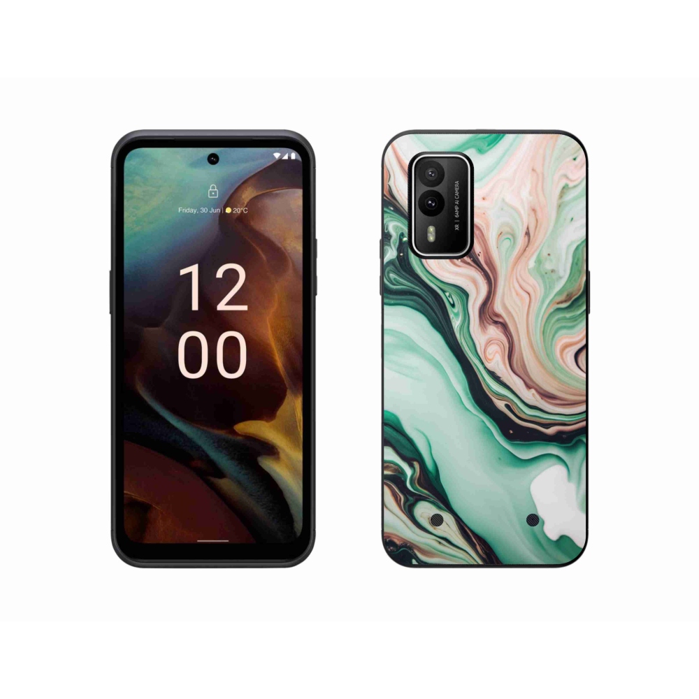 Gélový kryt mmCase na Nokia XR21 - abstraktný motív 62