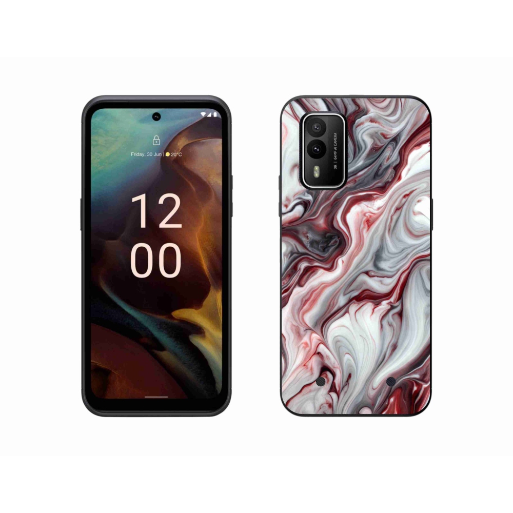 Gélový kryt mmCase na Nokia XR21 - abstraktný motív 64