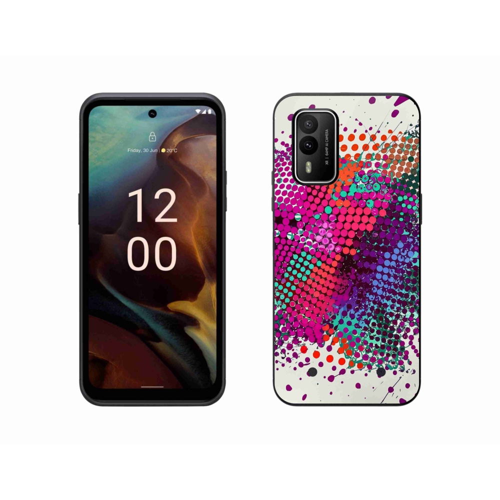 Gélový kryt mmCase na Nokia XR21 - abstraktný motív 65