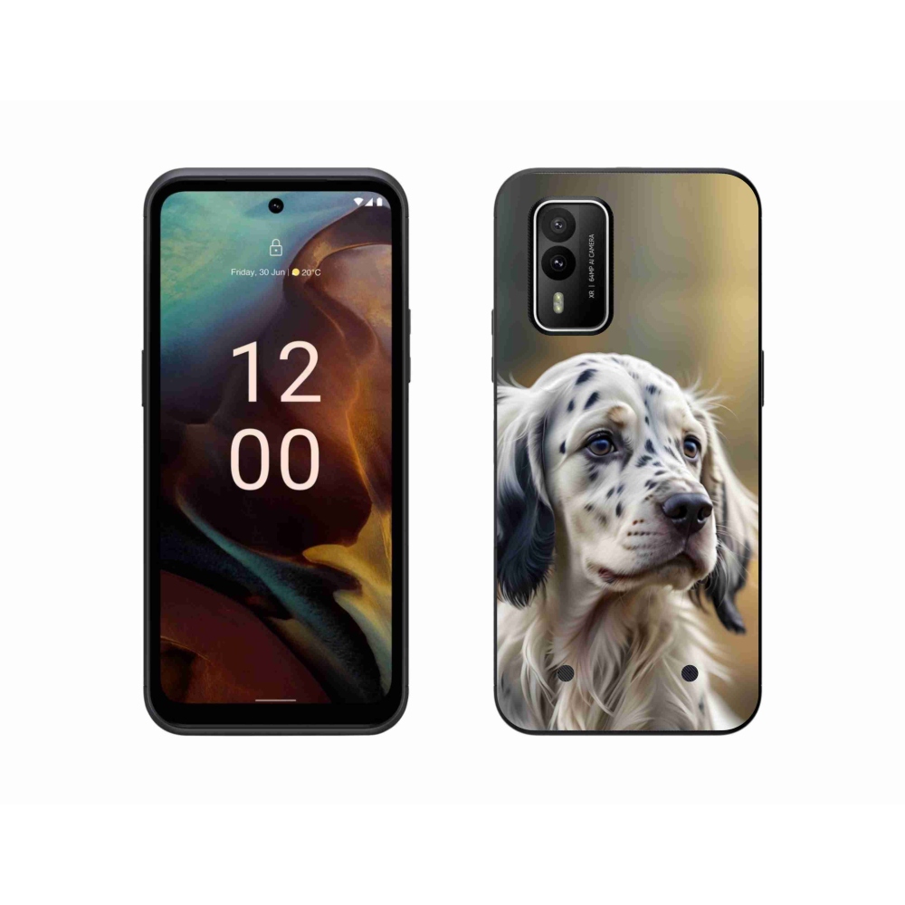 Gélový kryt mmCase na Nokia XR21 - anglický seter